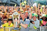 Australia Celebrate Winning 2015 ICC Cricket World Cup